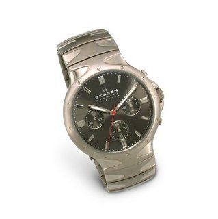Skagen Men's Titanium Charcoal Dial Watch #489LTXM Watches