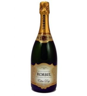 Korbel Extra Dry 375ml United States California 12 pack case Wine