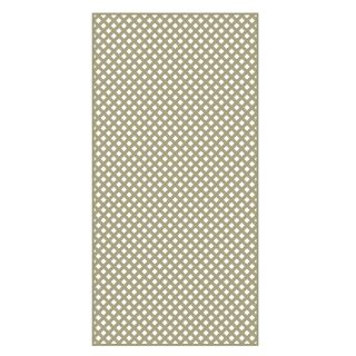 Barrette Wood Tone Privacy Vinyl Lattice (Common 0.2 in x 4 ft x 8 ft; Actual .19 in x 4 ft x 8 ft)