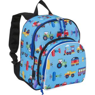Wildkin Olive Kids Trains, Planes & Trucks Pack n Snack Backpack