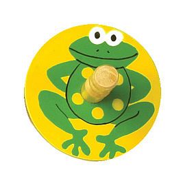 spinning top   frog by little butterfly toys