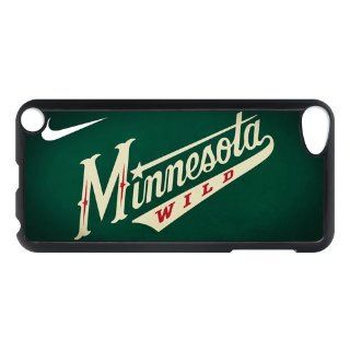 Design 24 Sports NHL Minnesota Wild Print Black Case With Hard Shell Cover for iPod Touch 5th Cell Phones & Accessories