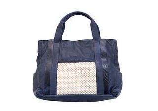 porter leather tote bag by amy george