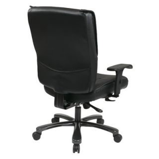 Office Star Products Deluxe Big and Tall Back Leather Executive Office
