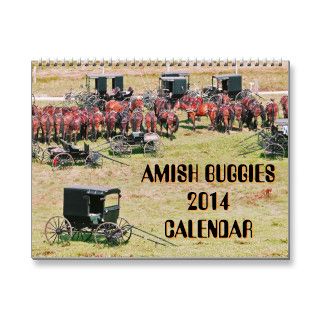 Amish Buggies 2014 Calendar