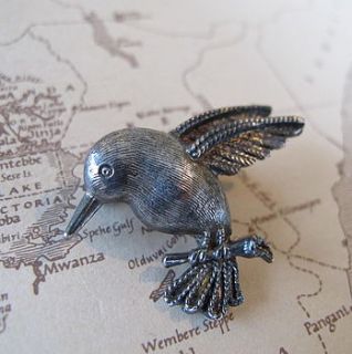 hummingbird brooch by molly & pearl