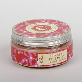 pink clay face mask by sweet cecily's