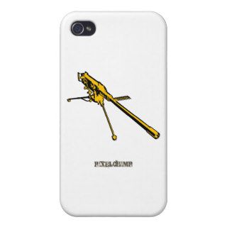 Graphic Machine Gun Cover For iPhone 4