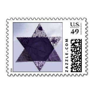 Star of David   Small Postage Stamp