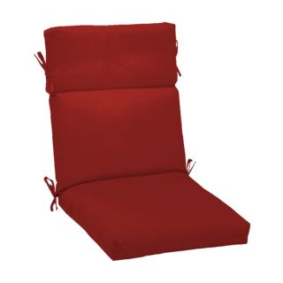 Red Standard Patio Chair Cushion