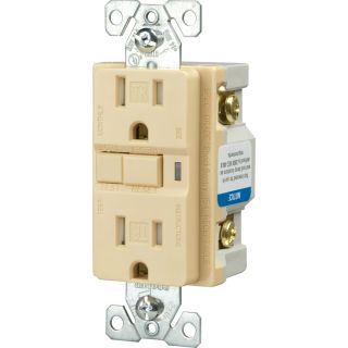 Cooper Wiring Devices 3 Pack 15 Amp Ivory Decorator GFCI Electrical Outlet