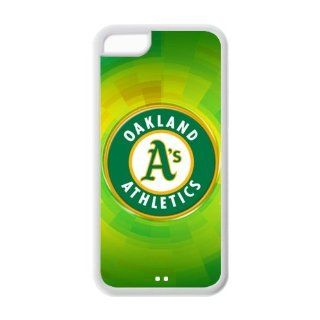 Custom MLB Oakland Athletics Inspired Design TPU Case Back Cover For Iphone 5c iphone5c NY503 Cell Phones & Accessories