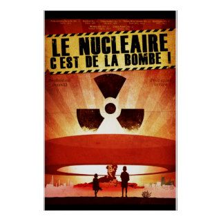 Le Nucléaire C'est de la bombe  Posters