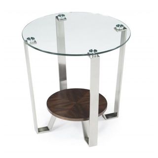 Pollock Round End Table Magnussen Home Furnishings Coffee, Sofa & End Tables