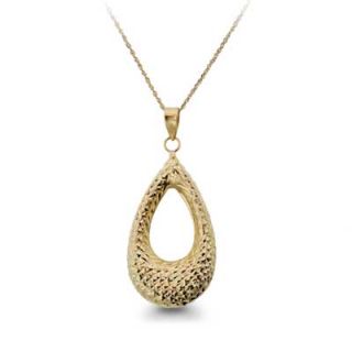 diamond cut dangle pendant in 14k gold orig $ 349 00 296 65 take