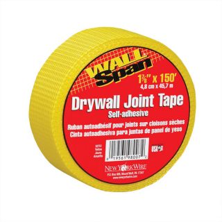 New York Wire 1 7/8 in x 150 ft Yellow Self Adhesive Joint Tape
