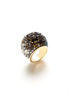 Brown Crystal Dome Ring by Swarovski Jewelry