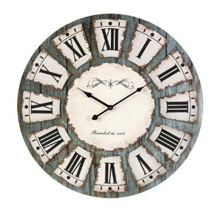 23.75" Large Decorative Roman Numeral Design Unique Wall Clock  