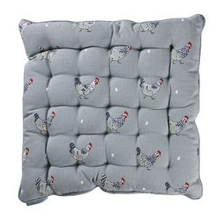 chicken chair pad cushion by sophie allport