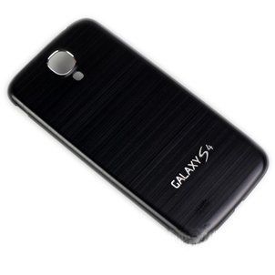 Tengfei Black Aluminum Metal Battery Door Back Cover For Samsung Galaxy SIV S4 i9500 Cell Phones & Accessories