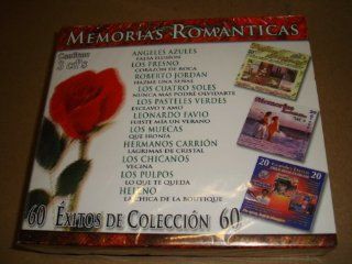 Memorias Romanticas 60 Exitos De Coleccion 3cd (Audio Cd 2004) Box Set Music