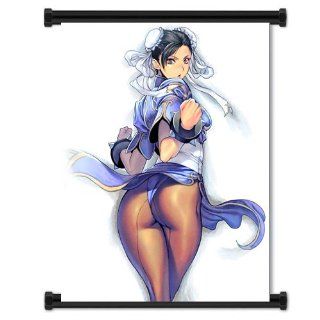 Street Fighter Anime Game Chun Li Fabric Wall Scroll Poster (16"x20") Inches  Prints  