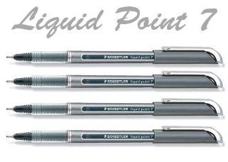Staedtler Liquid Point 7 Black (4 PC)  Rollerball Pens 