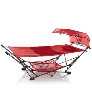 HGTV Home Hammock with Canopy and Pillow