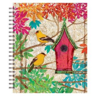 Artisan Spiral Bound Sketchbook    Garden Birdhouse