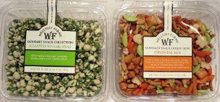 Wellsley Farms Gourmet Snack Collection Variety  Roasted Wasabi Peas And Oriental Mix  Grocery & Gourmet Food
