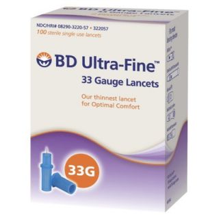 BD Ultra Fine™ 33 Gauge Lancets   100 Sterile La