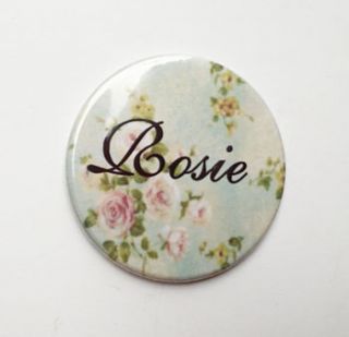 personalised pocket mirror by pants and paper