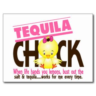 Tequila Chick Post Cards
