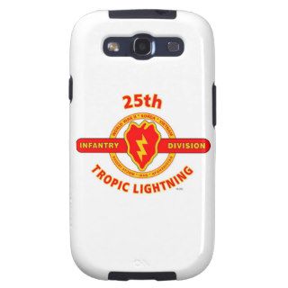 25TH INFANTRY  DIVISION  "TROPIC LIGHTNING" SAMSUNG GALAXY S3 CASES