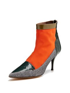 Alana Mixed Media Pointed Toe Bootie by Tabitha Simmons