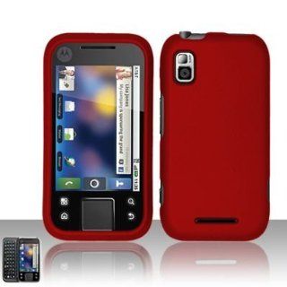 Rubberized Red for MOTOROLA Motorola Flipside MB508 Cell Phones & Accessories