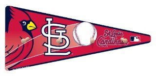 MLB St. Louis Cardinals 24 Inch Team Pennant Coat Rack with Full Color Team Logo  Sports Related Pennants  Sports & Outdoors