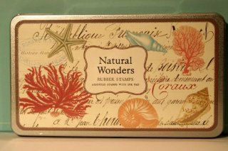 Natural Wonders Rubber Stamps Set By Cavallini & Co.   Business Stamps