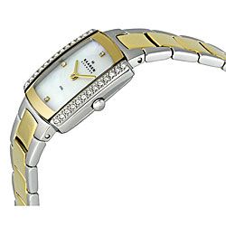 Skagen Women's Watch 688SGX Gold Stainless Steel Bracelet and Mother Of Pearl Dial Skagen Women's Skagen Watches
