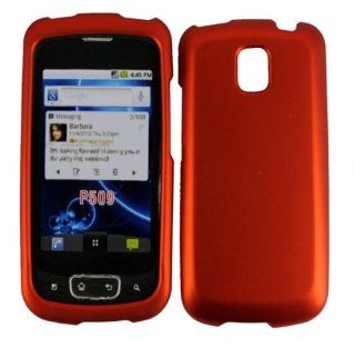 Orange Hard Case Cover for LG Optimus T P509 Optimus One P500 Cell Phones & Accessories