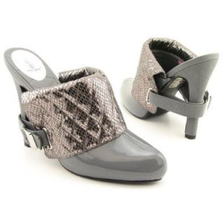 BABY PHAT Trinity Clogs Mules Shoes Gray Womens Shoes