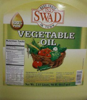 Swad Vegetable Oil 96 Fl Oz  Gourmet Oils  Grocery & Gourmet Food