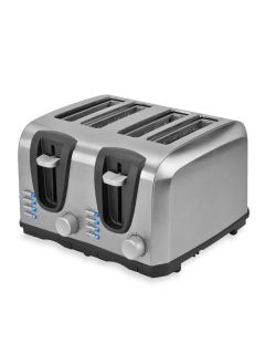 4 Slice Toaster in Stainless Steel by Kalorik