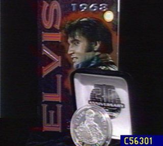 Elvis Presley 68 TV Special Silver Coin —