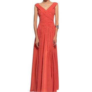 kelly in pleated evening dress by elliot claire london