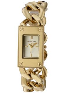Michael Kors MK3166  Watches,Womens Champagne Dial Gold Tone Ion Plated SS Chain Link, Casual Michael Kors Quartz Watches