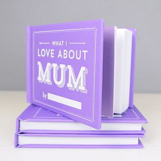 personalised what i love about mum book by deservedly so