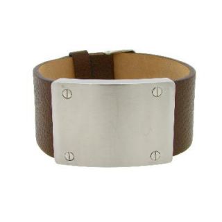 cuff bracelet with stainless steel plate $ 49 00 add to bag send a