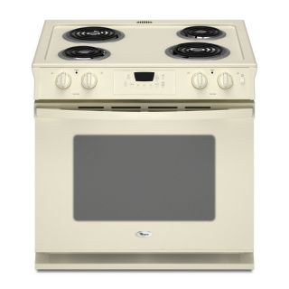 Whirlpool 30 Inch Drop In Electric Range (Color Bisque)