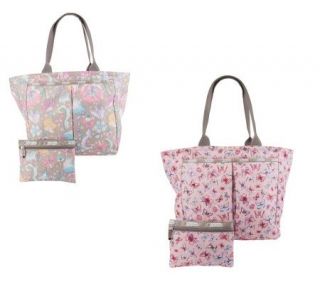 LeSportsac Printed Nylon EveryGirl Tote with Pouch —